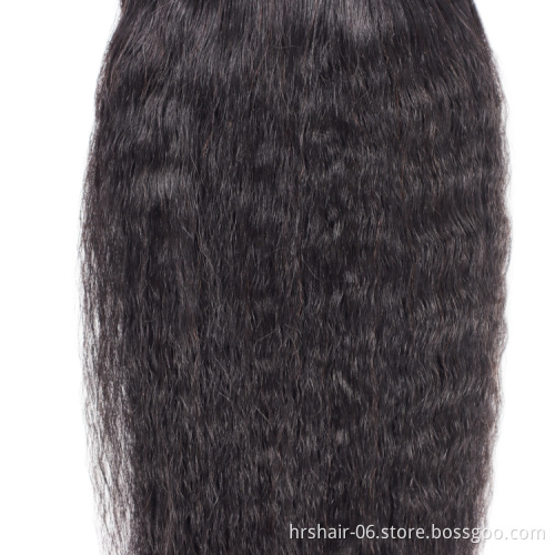 12a virgin unprocessed hair kinnky straight weaves bundles peruvian and brazilian human hair bundles with closure